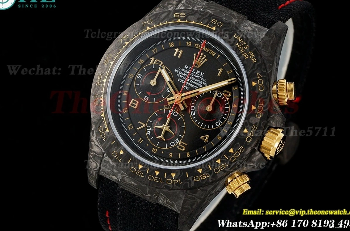 Diw SH4130 Daytona Black DIal Black FC NY 40mm DIWF 0318